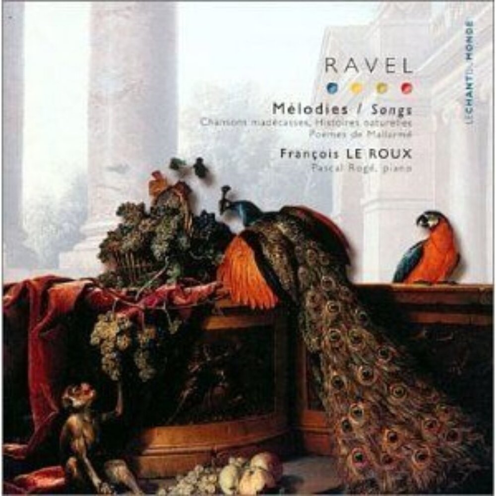 Ravel Mélodies Songs CD François Le Roux Pascal Rogé Piano Classical Music NEW